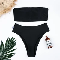 

2019 OEM custom Bandeau Two Piece Young Girls In Swimwear Sexy bikini For Mature Women