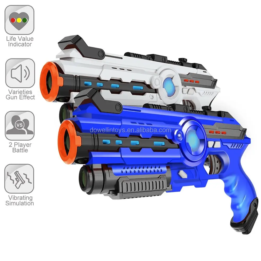 toy laser gun and laser target system