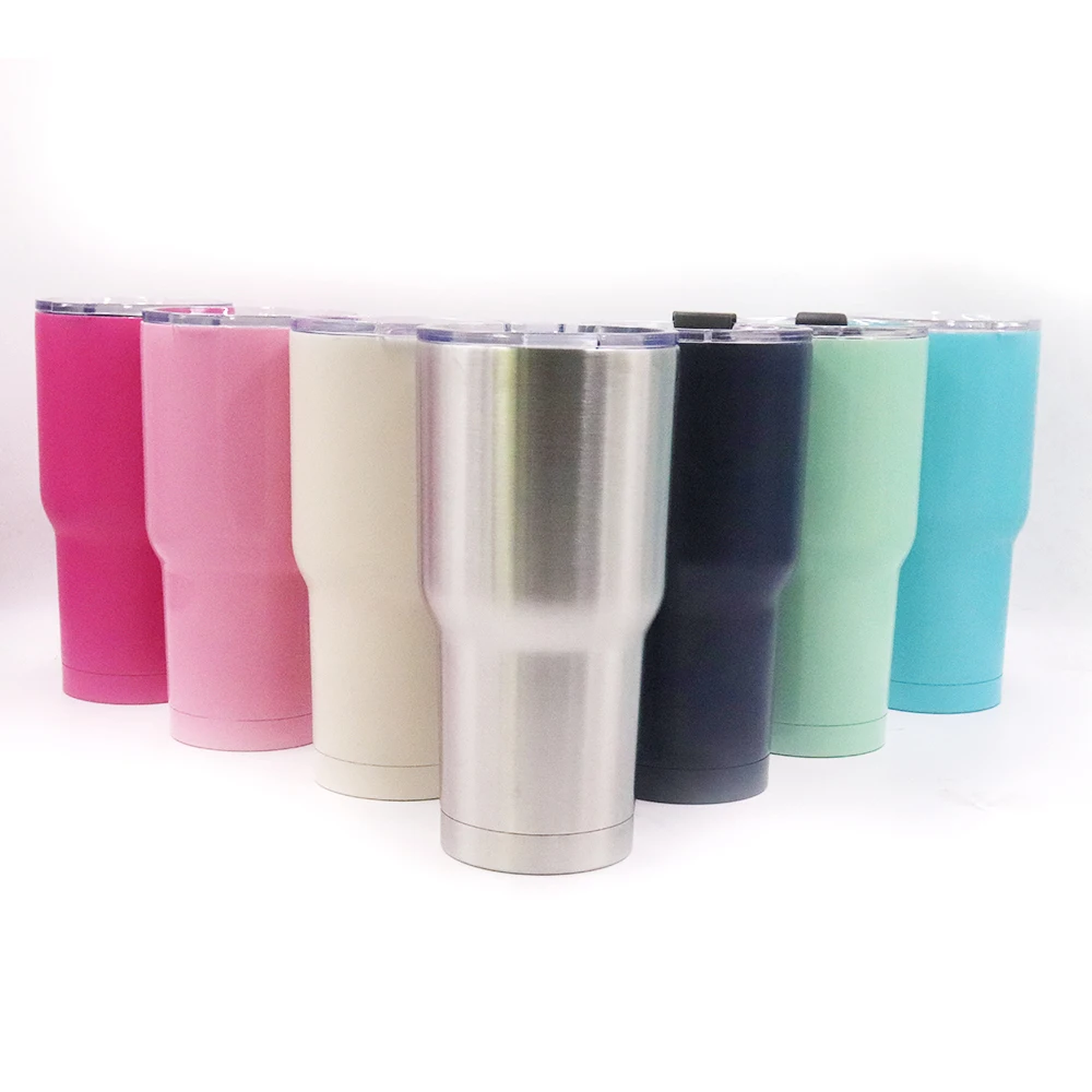 2019 hot selling 30oz Stainless Steel high quality Tumbler Wholesale Double Wall Vacuum Insulated Tumbler with lid