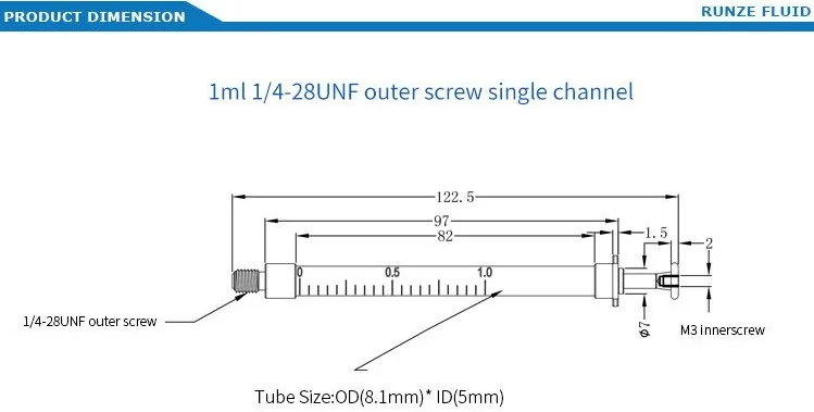 Kedap Udara Microliter Sampling Kaca Syringe Untuk 