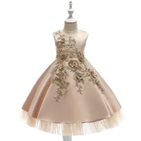 

New Fashion Ball Gown Western Party Wear Dresses Banquet Wedding Princess Girl Dress L5056