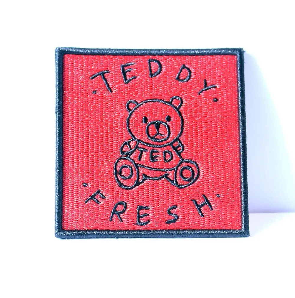 

Wholesale Custom Iron On Patches, Black and white