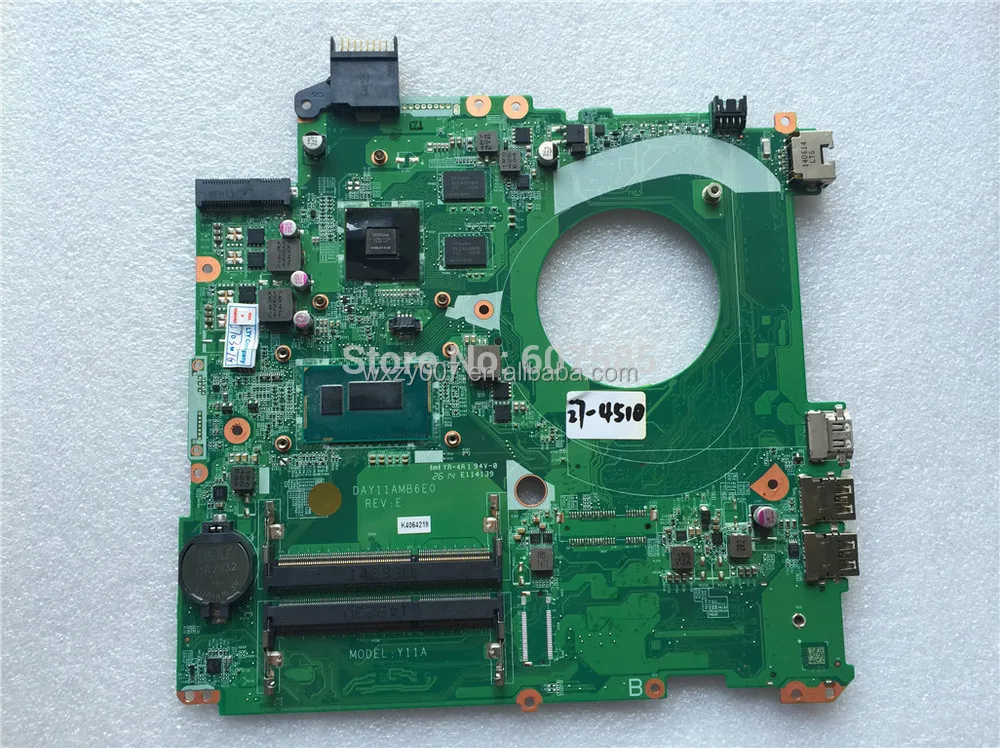 

For HP 15-P series DAY11AMB6E0 Laptop motherboard i7-4510U 2GB 100% tested free shipping