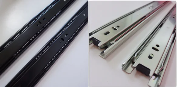 jieyang factory full extension ball bearing cabinet drawer slides