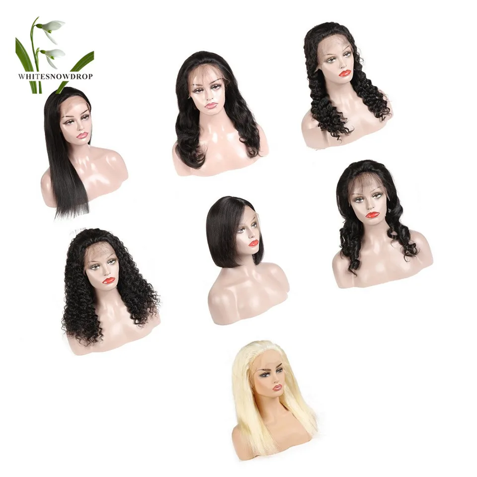 

Glueless Perruque Overnight Delivery Blonde Short Brazilian Full Lace Wigs Virgin Human Hair Natural Hairline For Black Women, Natural color