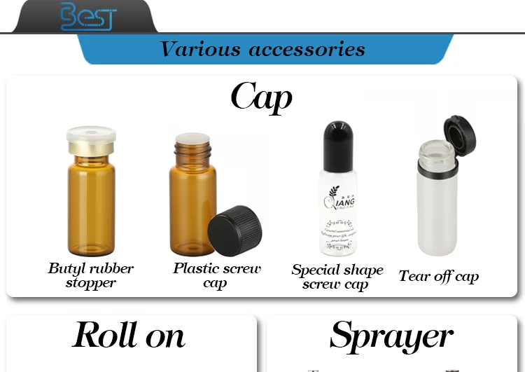 5ml 10ml 15ml Clear Thin Perfume Spray Bottles Small Glass Perfume