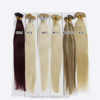 Wholesale Euro Style Hair Products Keratin Bond Hair Extension U