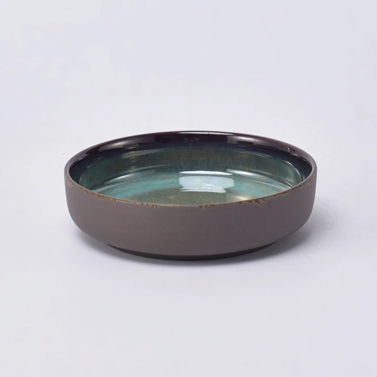 

Home goods tableware large size bronze color porcelain noodle ramen bowl, Customized color