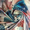 Free sample design wholesale cheap price 100% silk 40mm satin printed fabric