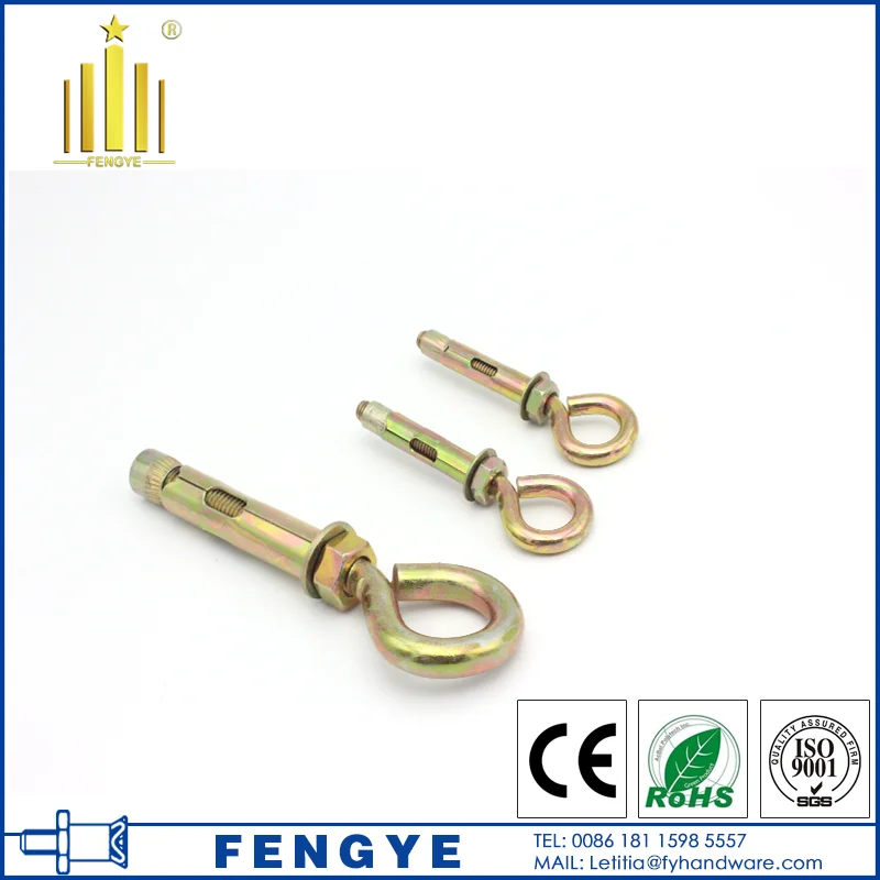 
Eye Hook Sleeve Anchor Bolt with Zinc Plated 