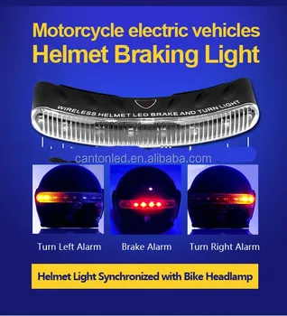 Wireless Motorcycle Helmet Led Indicator Lightbrake Lights Turn Signal