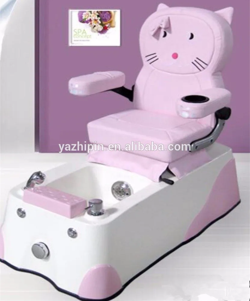 nail salon with hello kitty chairs