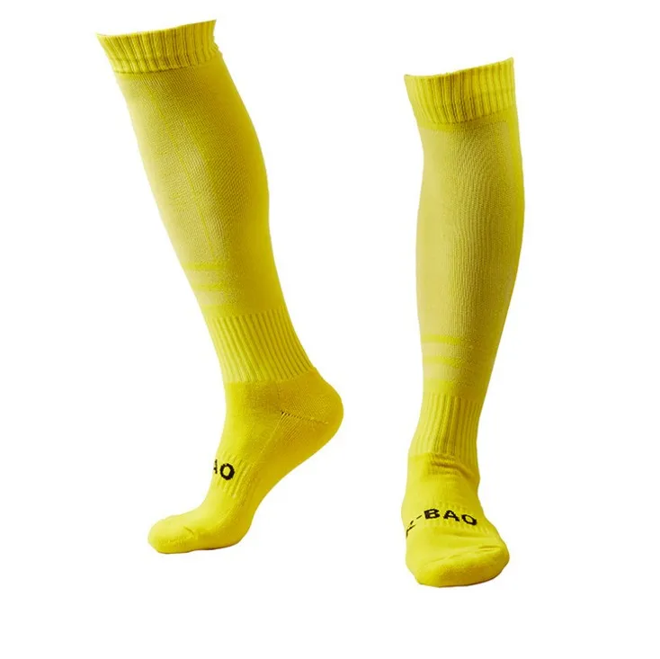 Zhouba Chaussettes de football antidérapantes longues de compression pour garçon Zhouba Chaussettes de football antidérapantes longues de compression pour garçon