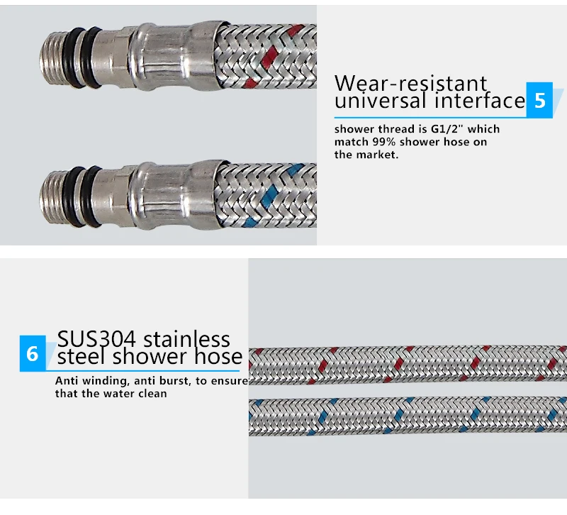 Kitchen Wall Mounted Hot & Cold Water Inlet Pipe 2 Handle Sink Faucets