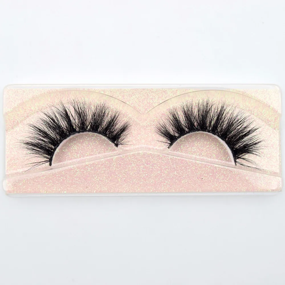 

E styles thick silk lashes wholesale cruelty free 5d mink eyelashes 25mm siberian mink eyelash strips with custom logo, Natural black