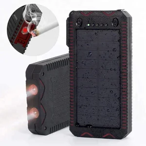 20000mAh Solar Power Bank Cigarette Lighter