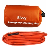 

Orange PE Materiales 25 micron Safty Outdoor Emergency Sleeping Bag