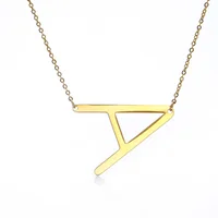 

Pendant Charm Woman Gold Initial Letter Necklace Jewellery Stainless Steel Jewelry