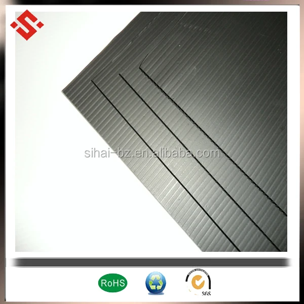 black pp corrugated sheet ESD corrugated board