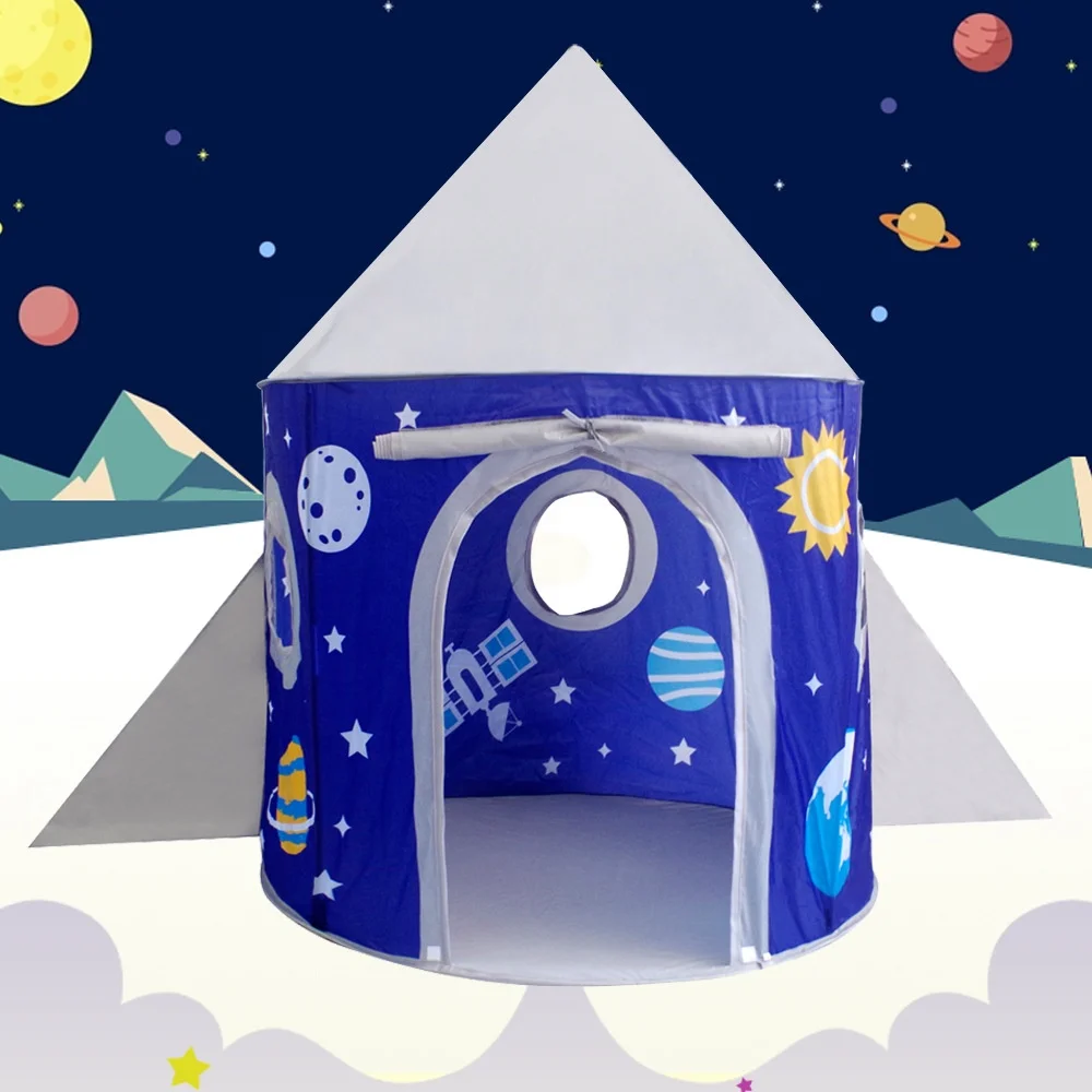 Astronaut Space Pop Up Rocket Ship Play Children Kids Tent Fort For ...