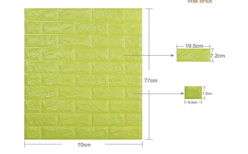 3d Faux Leather Pe Foam Waterproof Self Adhesive Wallpaper For Living Room Bedroom Kids Room Nursery Home Decor 3d Wall Paper
