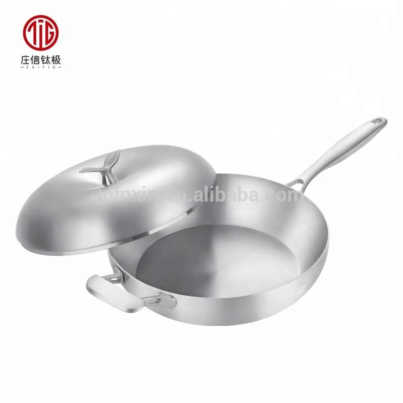 

28cm cookware set titanium non-stick frying pan cooking pan, Silver gray