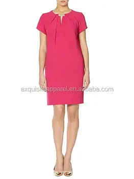 vestido de crepe georgette