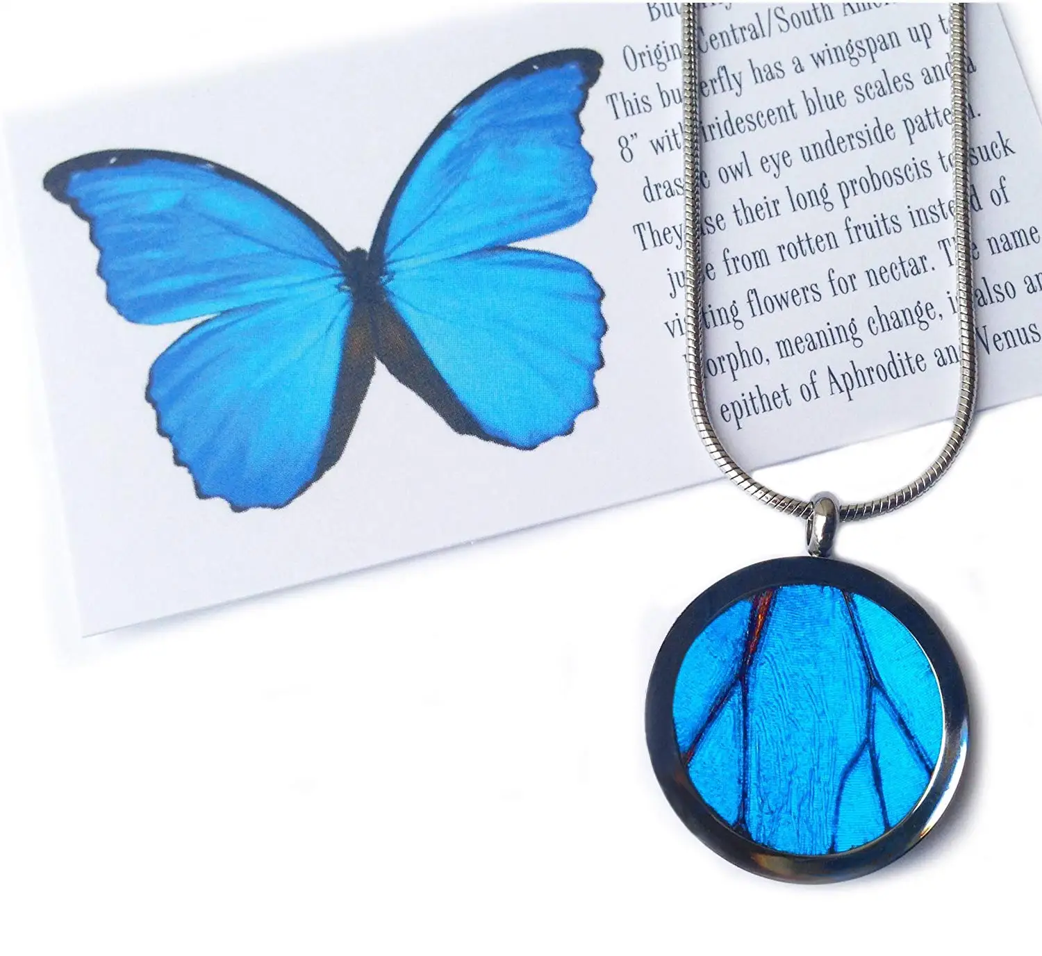 Erfly Gifts For Women Find Get Quotations Real Erfly Wing Necklace Pendant Blue Erlfy Gifts For Women Handmade Jewelry