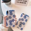 New arrival for iPhone X Case Wave Point Mobile Phone Shell 8 Skin Silk Pattern 7plus Fashion Dots