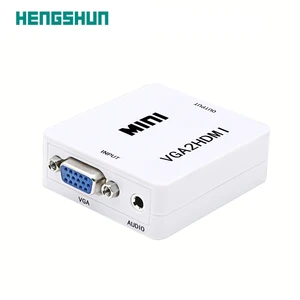 Mini VGA to HDMI Converter Audio