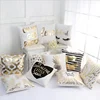 The Latest 2019 Microfiber Decorative Love pineapple leaves alphabet Gold Christmas Hot Stamping Cushion Pillow Case Covers