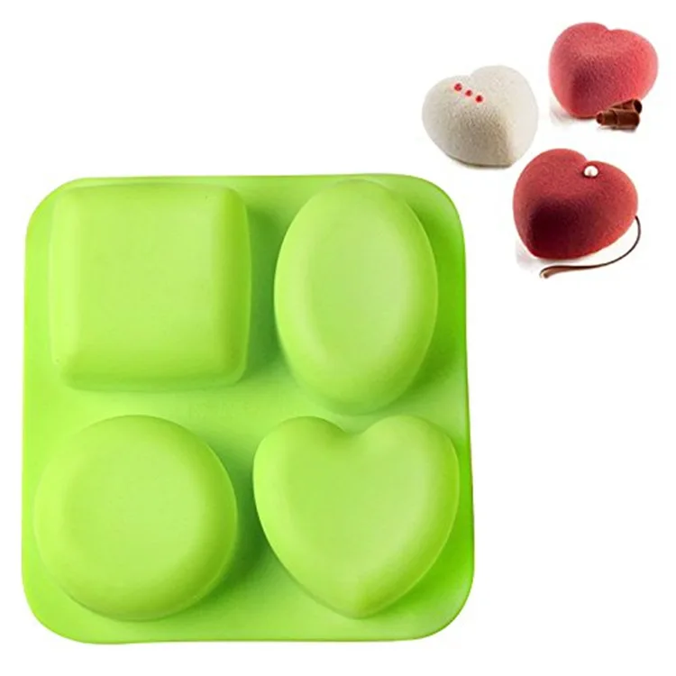 

oval silicone circular soap press mold