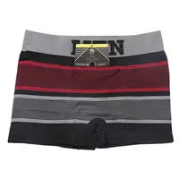 

Top fashion breathable sexy men underwear elastic striped mens boxer shorts