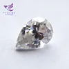 Spot Support Direct Order GH Color Pear-Shaped Cutting Moissanite Custom Ring