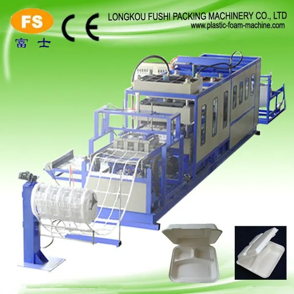 Plastic Food Containers Making Machine Ps Foam Plate Fast Food Box Lunch Box Vacuum Forming