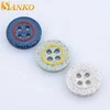 Recyclable fastening resin buttons custom four hole small button for shirt
