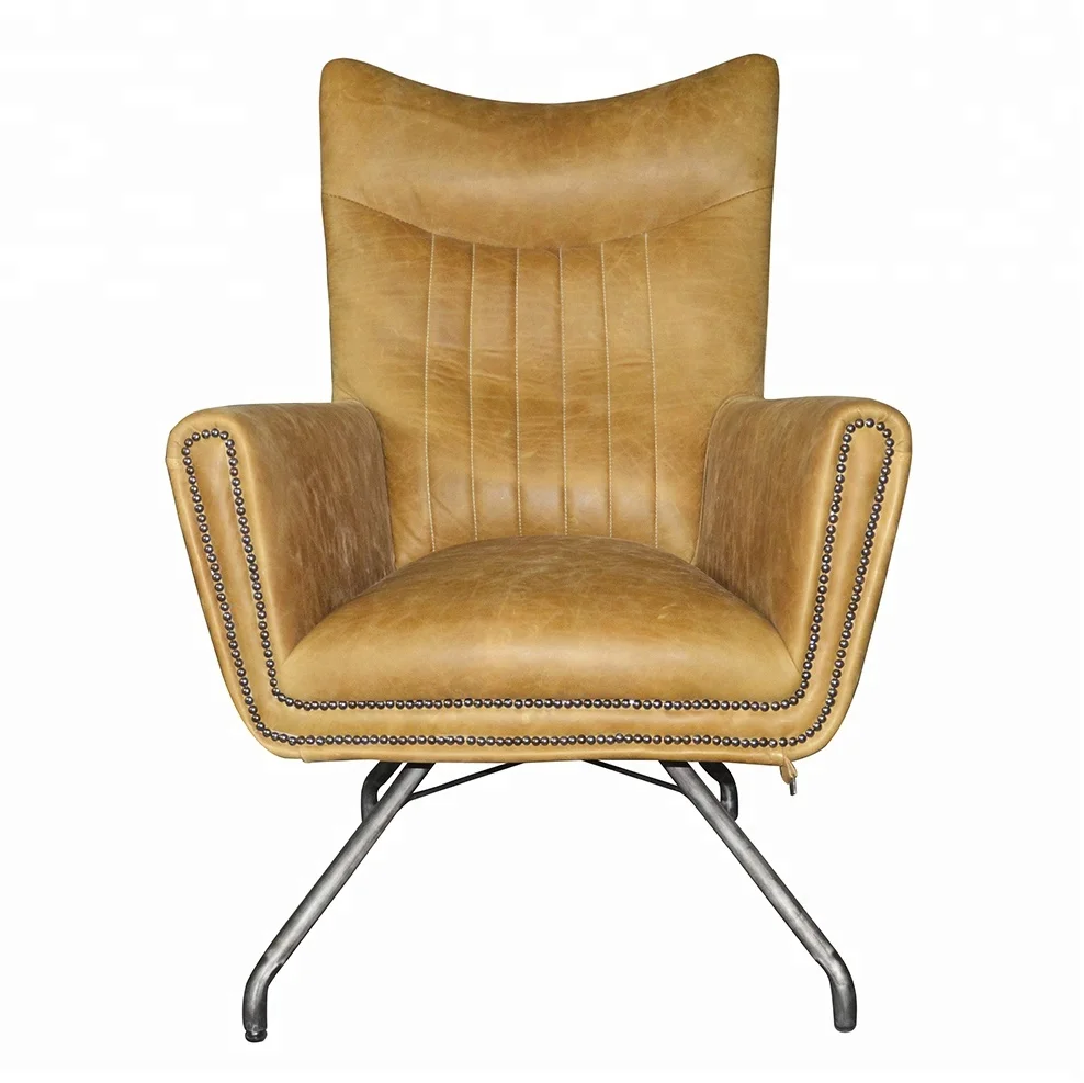 Yellow Leather Office Comfortable Executive Chair With ...