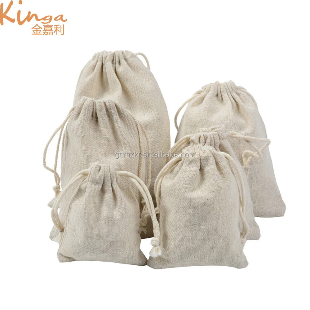 

High quality Wholesale Small cotton drawstring bag Eco-friendly cotton back pack, Any color as customer request