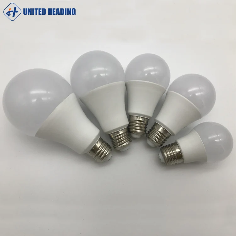 e27 6500k 5w a60 led bulb raw materials lamp