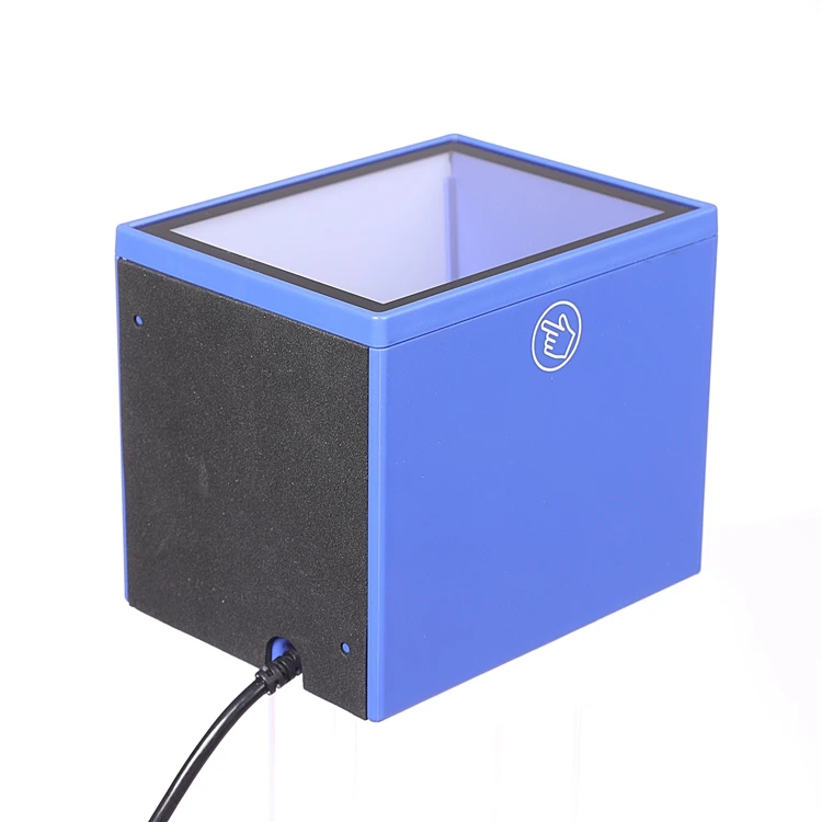

Auto Sensing Handsfree 2D Desktop Barcode Scanner Case Android, Blue