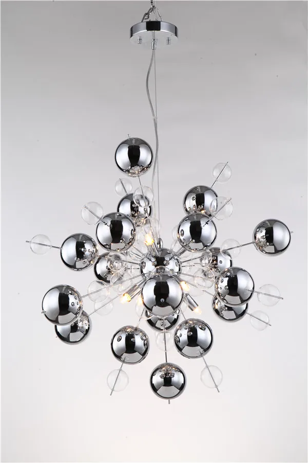 chrome chandelier modern