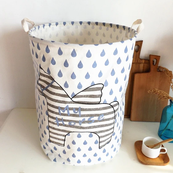 

Laundry Basket Organizador Waterproof Baby Toyst Washing Basket for Dirty Clothes Cotton Storage Basket Laundry Hamper