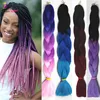 Ombre expression Braiding Hair Synthetic Extensions Crochet Box Braids Color Hair Jumbo Braids