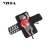 YZORA Outdoor travel kids changing station foldable portable diaper changing mat waterproof baby changing pad with Head Cushion