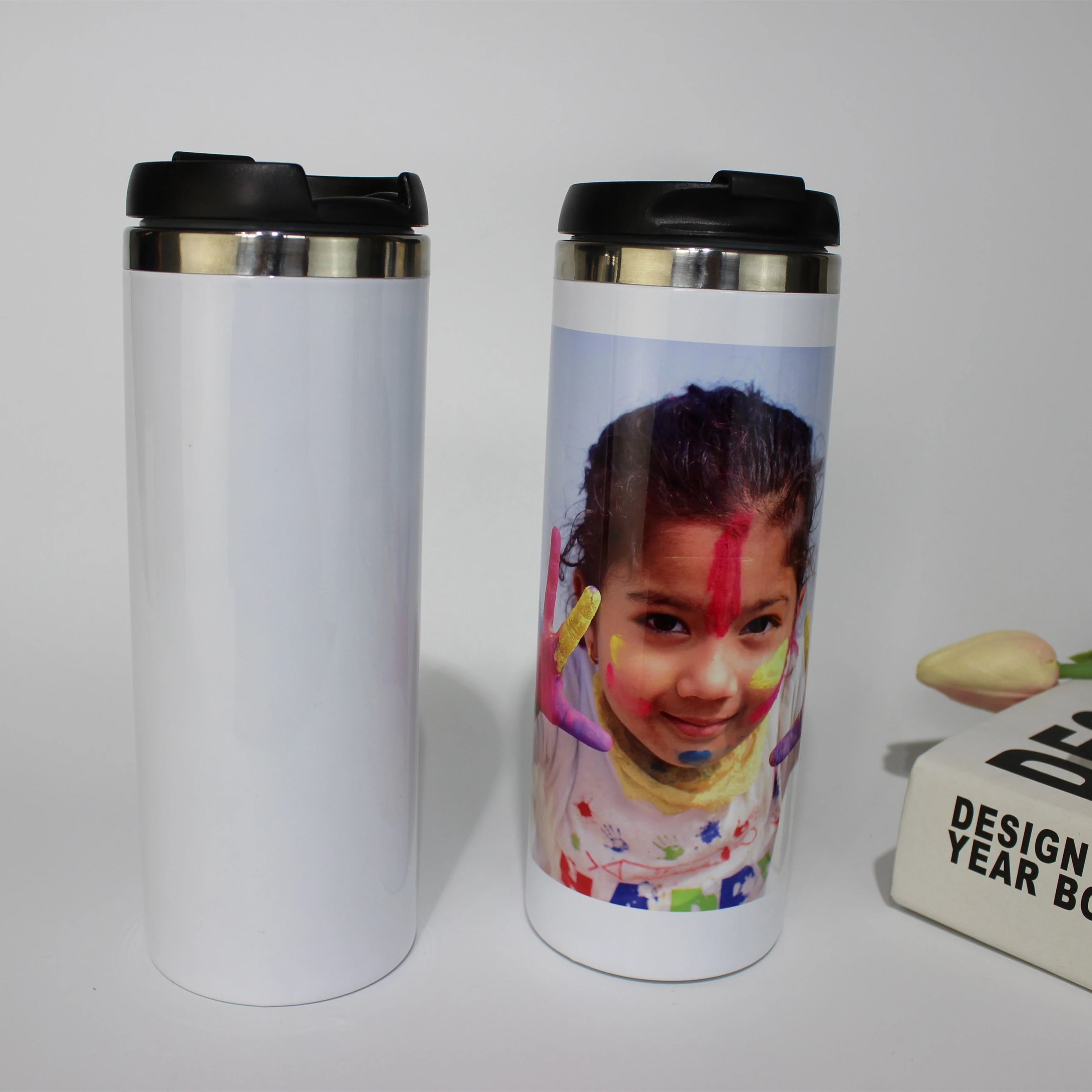 

stainless steel thermo flask custom aluminum bottle metal sports bottles stainless steel water bottle, White