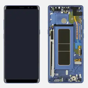 Note 8 LCD Digitizer Frame Screen Blue For  Samsung Note 8 N950