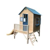 Hot Sale Wooden Playhouse Plans Outdoor Playhouse With Slide Modern Luxury Playhouse