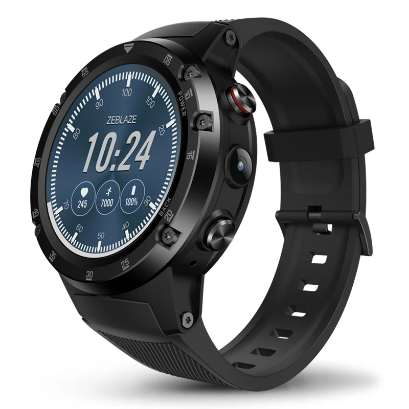 

drop shipping GPS 4G Android 7.1 1GB+16GB with 5.0MP Camera WiFi Barometric Height Monitor Heart Rate round Smartwatch