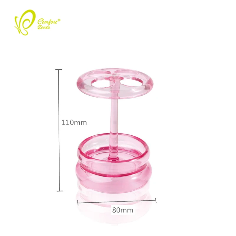 
Guangdong manufacture Home hotel used bathroom accessories pink plastic toothbrush holder 