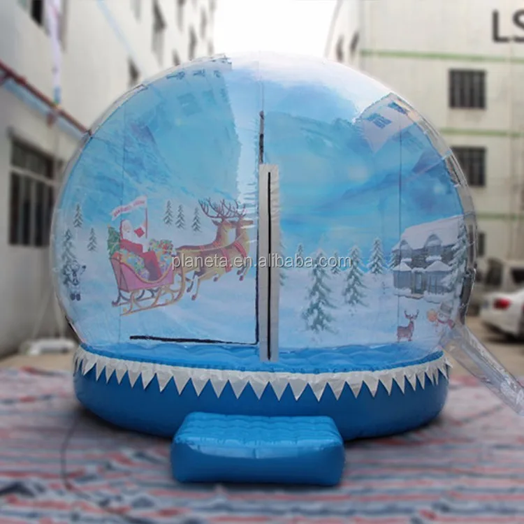 3 Meter Inflatable Snow Globe Photo Tent,Christmas Snow Globe Bubble